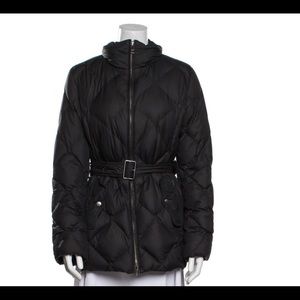Burberry Brit Down Jacket in Black. Burberry lining with belt!